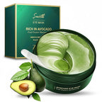 Eakroo 60 PCS Avocado Under Eye Patches, Eye Masks by EakrooProfessionalMakeup