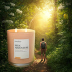 Carolina Seek Adventure Scented Candle, 16 oz Amber & Jasmine Scented, 2 Wick - Image 6