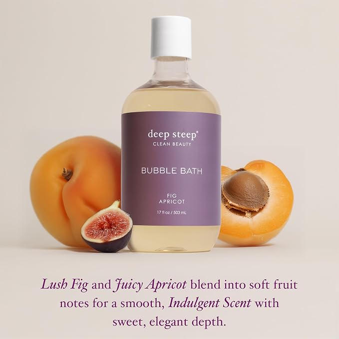 Deep Steep Fig Apricot Bubble Bath - Image 5