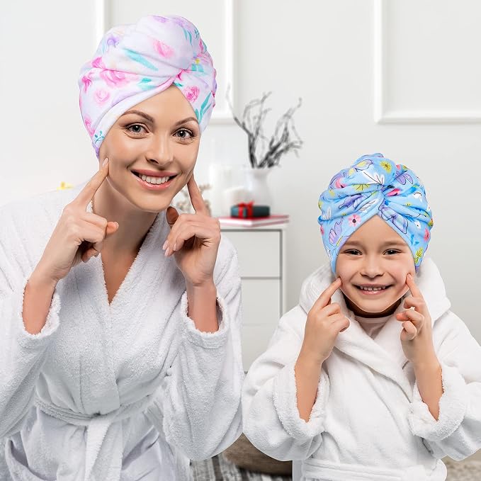 Basumee Microfiber Hair Towel Wrap - Image 2