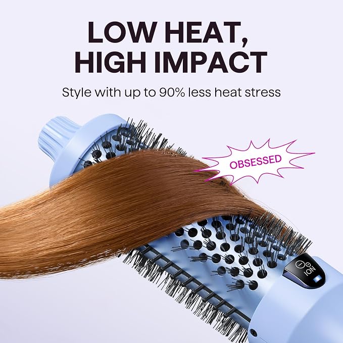 Wavytalk Blowout Boost Thermal Brush, 1.5 inch Heated Round Brush - Image 6