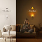 DORESshop Led Night Lights Plug into Wall, 4 Packs Amber Dimmable Dusk to Dawn - Image 2