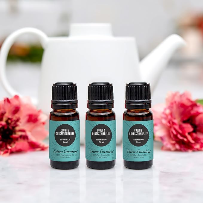 Edens Garden Cough & Congestion Relief Essential Oil Blend- 100% Pure Premium - Image 2