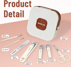 Nail Clipper Set for Men and Women, Stainless Steel Fingernail Clipper - Image 2