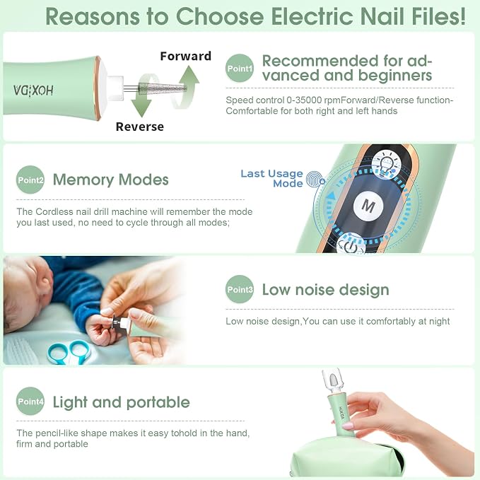 Cordless Electric Nail Drill - Image 8