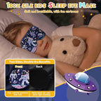 Silk Kids Sleep Mask: 100% Mulberry Silk Eye Mask, Sleeping Masks - Image 5