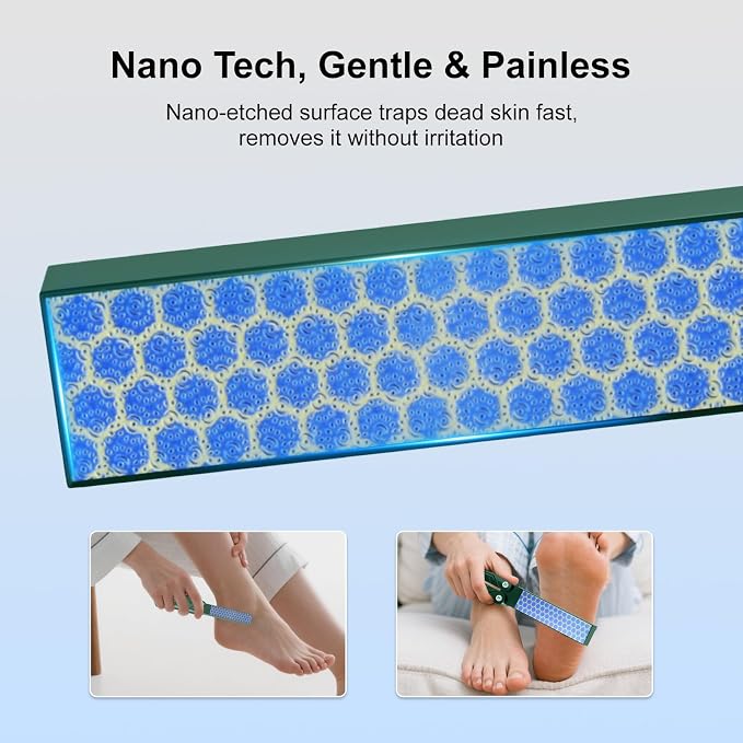Foldable Nano Glass Foot Callus Remover Foot Scrubber Foot File, Portable - Image 4