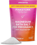 Pink Stork Pregnancy Bath Soak – Unscented Magnesium Flakes by PinkStork