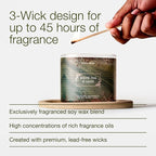 Bath & Body Works White Tea & Sage 3-Wick Candle - Image 4