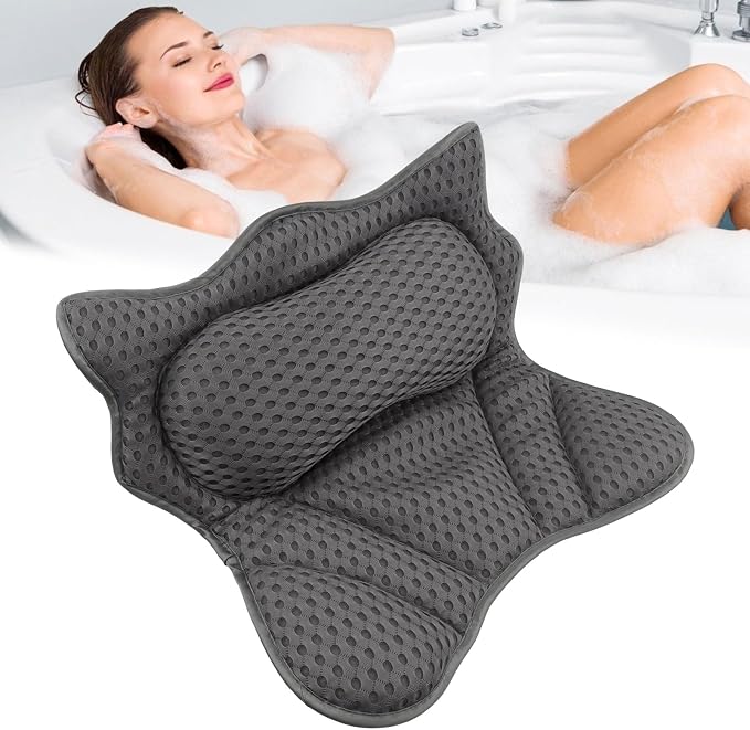 Bath Pillow, Ergonomic Bathtub Pillows - Image 9
