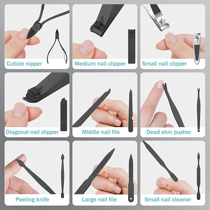 Professional Manicure Pedicure Set, Nail Clipper Kit, Nail Clippers Set - Image 4
