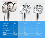 INAVAMZ Nickel 2.5GPM Shower Head - Image 6