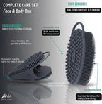 Avilana Premium Body Scrubber and Face Brush Set - Image 4