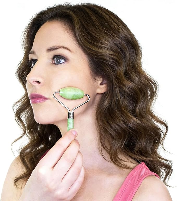 Jade Roller and Gua Sha Set 2, Gua Sha Facial Tools, Face Roller, Jade Roller - Image 6