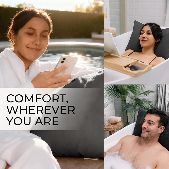 Luxury Bath Pillow for Tub - Image 12