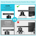 Ascher Bathroom Light Fixtures, 3-Light Vanity Light Over Mirror, Modern Matte - Image 4