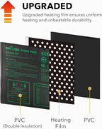 BN-LINK Seedling Heat Mat Warm Hydroponic Heating Pad Waterproof 20" x 20.75" - Image 4