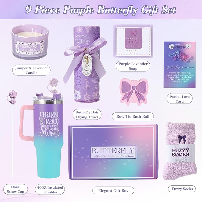 Lavender Mothers' Day gift for Mom, Birthday Gifts for Women Self Care Gifts - Image 2