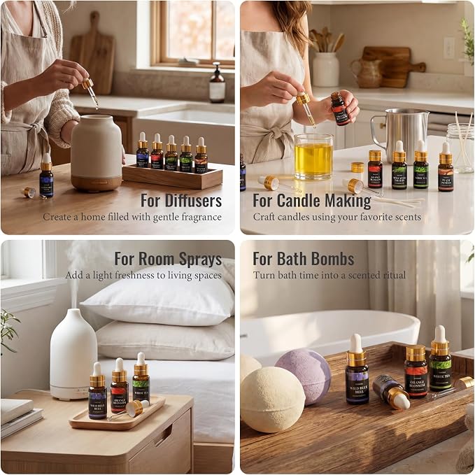 36 Pcs Fragrance Oil Set for Diffusers, Humidifiers, Skin Care, Premium - Image 6