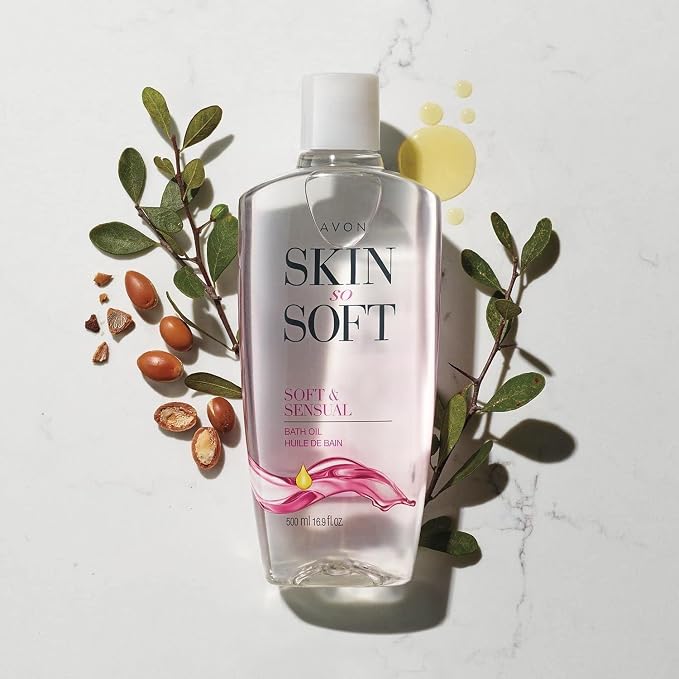 AVON Skin So Soft Soft & Sensual Bath Oil - Image 2