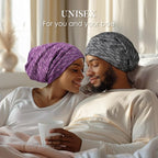 LULUSILK Mulberry Silk Lined Sleep Cap, No More Frizzy Tangled Hair, Stay On - Image 6