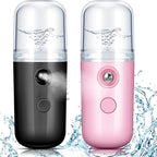 Honoson 2 Pack Nano Facial Mister Spray Bottle Handheld Humidifier Portable by Honoson