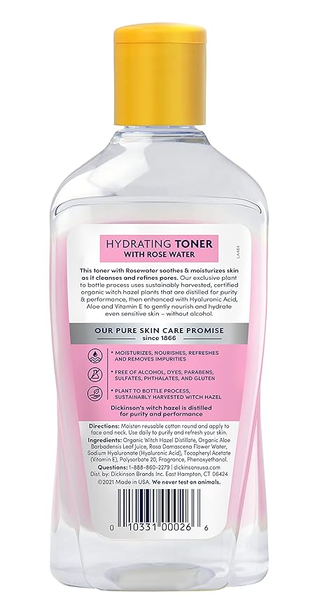 Dickinson's Enhanced Witch Hazel Hydrating Toner - Image 2