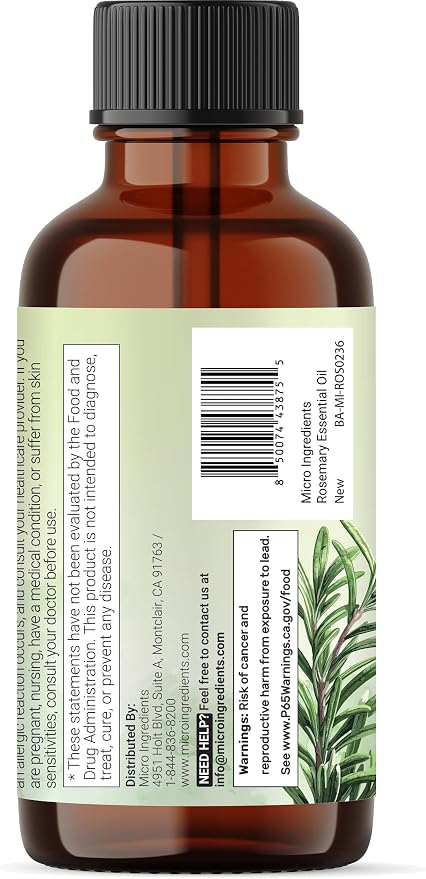 Micro Ingredients Rosemary Essential Oil - Image 9