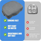 Hot Tub Booster Seat for Adults, Weighted 5" Extra Thick Spa Cushion, 4+ lbs - Image 6
