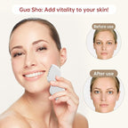 Stainless Steel Gua Sha Facial Tools, Face Comb & Massager Metal Gua sha Tool - Image 4