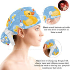 Scrub Cap with Hair Scrunchy, Ponytail Holder Surgical Cap - Image 3