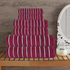 CASA COPENHAGEN Ecstatic 6Pcs 100% Egyptian Cotton Large Designer Towels Gift - Image 4