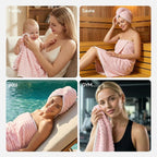 REDKISS Soft Bath Towel Sets 8-Piece, Microfiber Quick Dry & Absorbent - Image 8