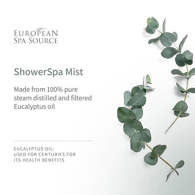 European Spa Source Jasmine + Eucalyptus ShowerSpa Mist Spray - Image 4
