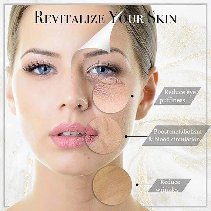 Gua Sha & Jade Roller 3 in 1, Face Roller, Guasha Facial Massage Skin Care Tool - Image 4
