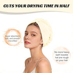 Microfiber Hair Towel Wrap for Women, Soft Lightweight Quick Dry Turban - Image 5