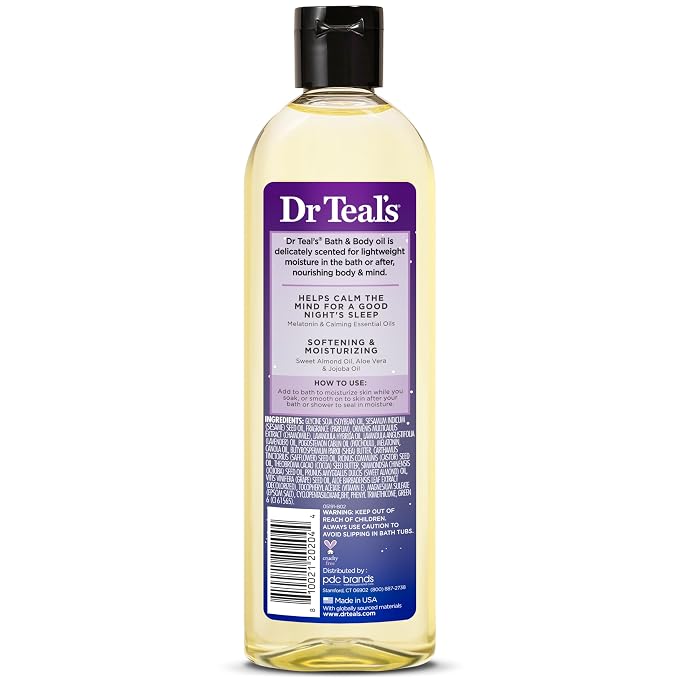 Dr Teal's Moisturizing Bath & Body Oil, Sleep Blend - Image 8