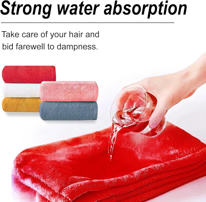 Microfiber Hair Drying Towel Wrap - Image 8