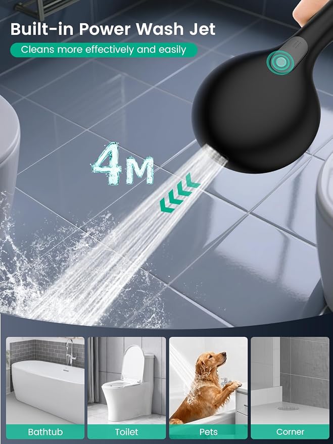 Filtered Shower Head with Handheld, High Pressure 7 Mode, Anti-clog Nozzles - Image 6