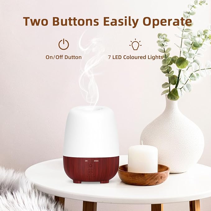 SEEDSEEL 150ML Cordless Essential Oil Diffuser, Rechargeable Battery-Operated - Image 6