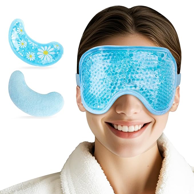 NEWGO Cooling Eye Mask for Puffy Eyes, Cold Eye Mask Eye Ice Pack for After - Image 2
