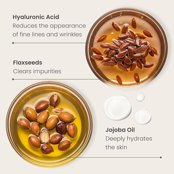 PLANTIFIQUE Korean Jojoba Oil & Hyaluronic Acid Face Massage Serum – Hydrating - Image 3