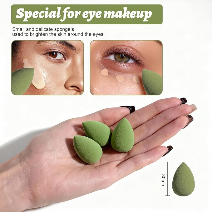 Makeup Sponge Set BS-MALLTriangle Puff 14 Pcs - Image 3