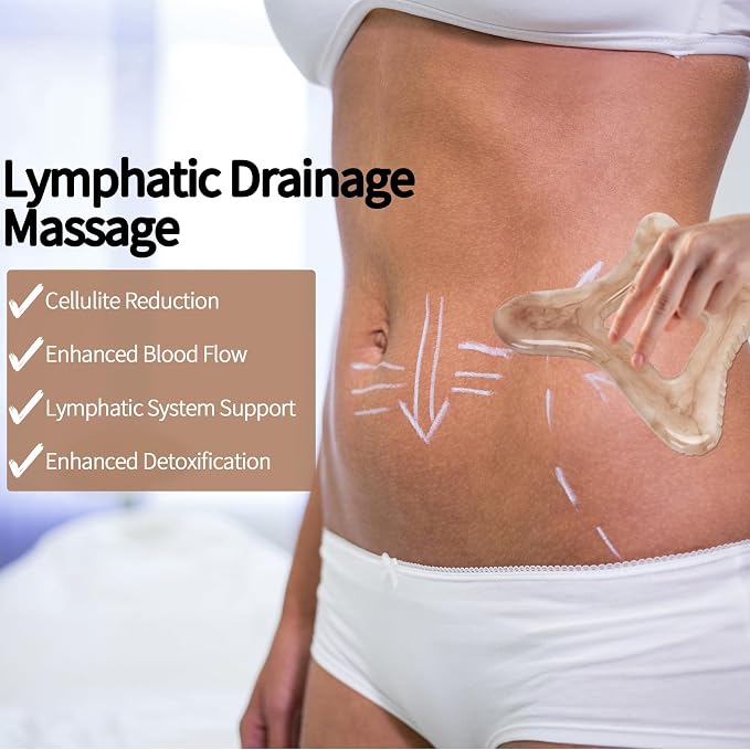 Body Gua Sha Tool Large Gua Sha Body Tool Cellulite Massage Tool Lymphatic - Image 4