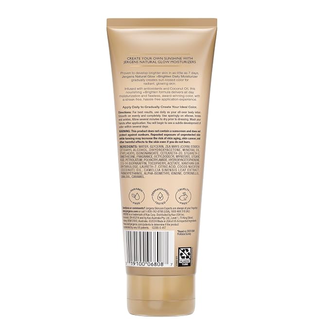 Jergens Natural Glow Self Tanner Body Lotion, Sunless Tanning, Fair to Medium - Image 11