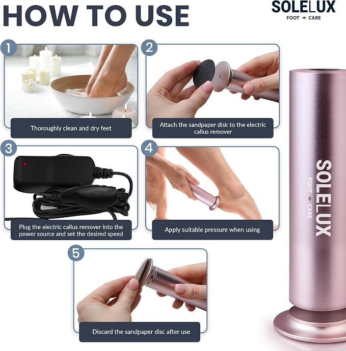 Upgraded 2026 Electric Foot File – Callus Remover - Image 4