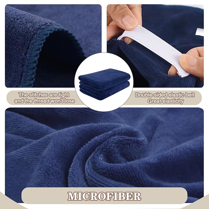 SUNLAND Microfiber Hair Towels Anti Frizz Hair Drying Towel Super Absorbent - Image 6
