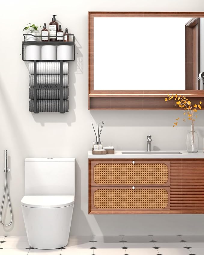 Wall Mounted Towel Rack for Bathroom - Image 7