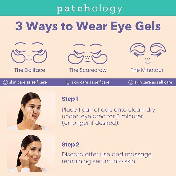 Patchology Skin Remedy Soothing Eye Gels – Ultra-Soft Hydrogel Undereye Masks - Image 6