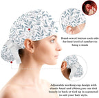 Scrub Cap with Hair Scrunchy, Ponytail Holder Surgical Cap - Image 3